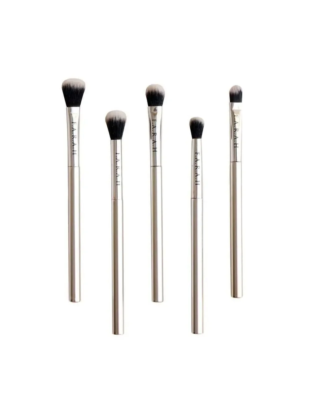 F.A.R.A.H Silver Makeup Eye Perfection Brush Set